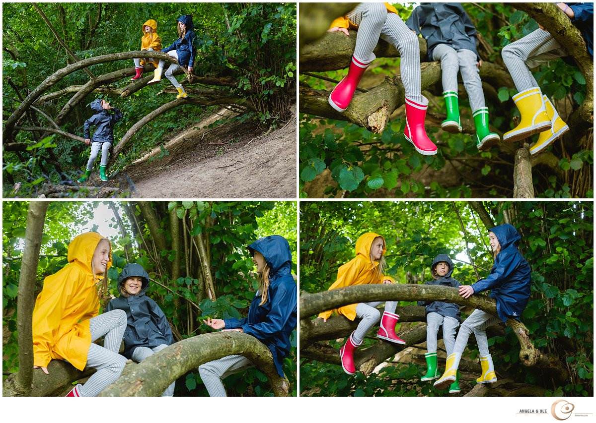 Regenwetter Kinderfotografie